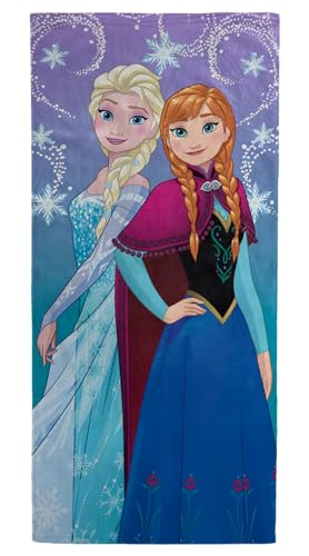 Jay Franco Frozen 2 Snowflake Sister Bath/Pool/Beach Towel Multi 28 x 58