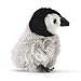 Folkmanis Mini Emperor Penguin Baby Finger Puppet Gray-blue, 1 EA