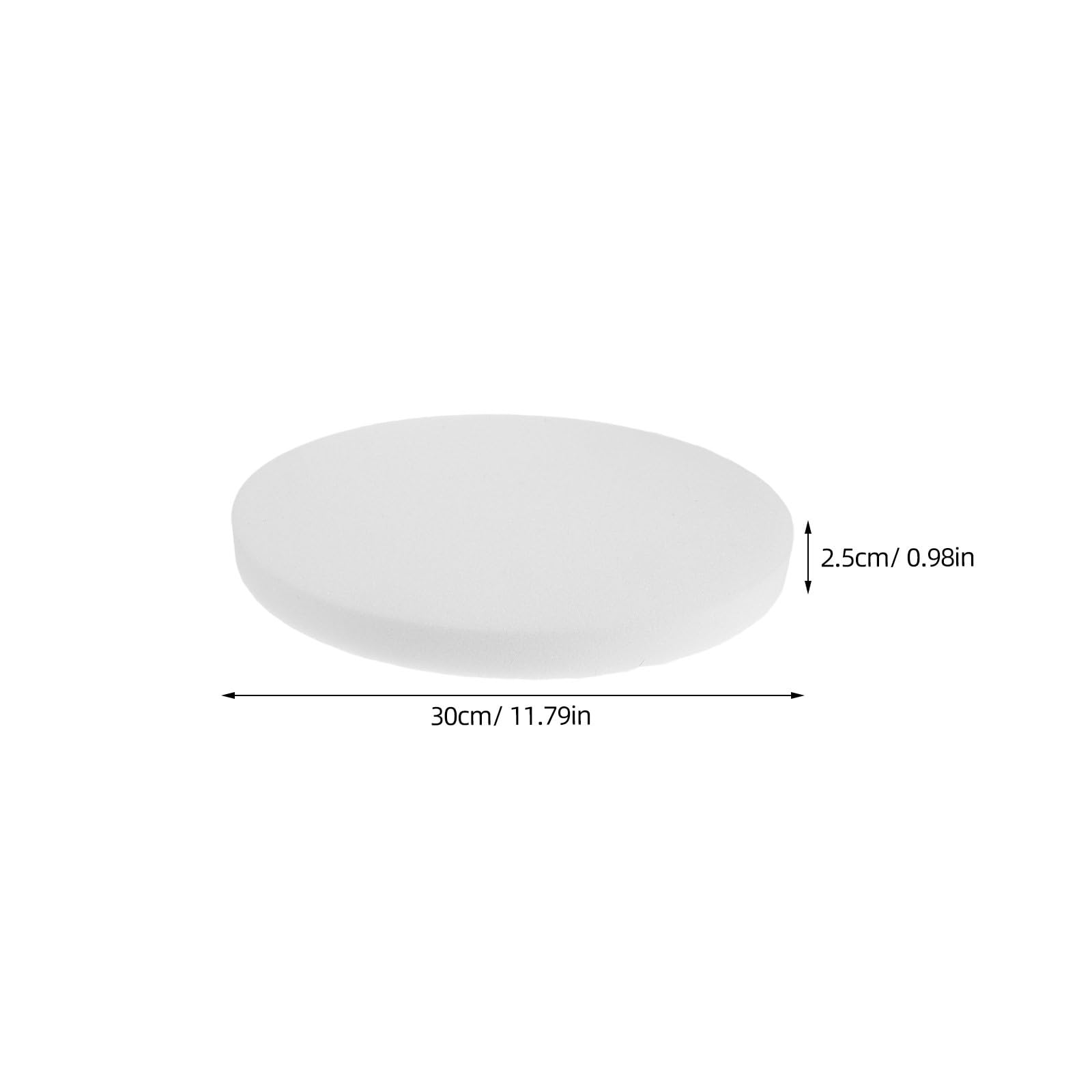 4 esponjas de taería para sillas de comedor - 30 x 2 5 cm (12 x 1 pulgada) - Relleno de esponja que conserva la forma para sofás/sillas de ruedas - rto de repuesto para muebles