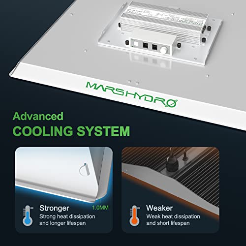 Mars Hydro Ts 3000 450W Led Grow Light With Moso Driver Commercial Grow Daisy Chain Dimmable Full Spectrum Indoor Hydroponic Plant Growing Lamp For 4X4 5X5Ft Greenhouse & Tent #TOP4