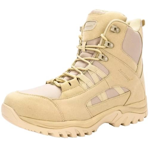 Ansbowey Botas Táticas Militares Masculinas Leves para Caminhadas...
