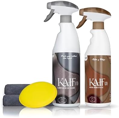Sisbrill Kit Kaif de Limpieza y Nutrición de Cuero.