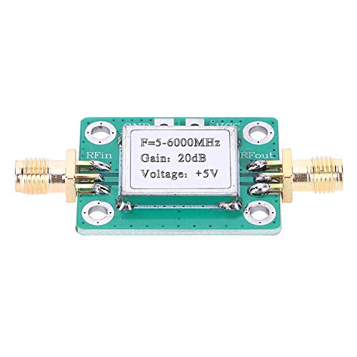 Telituny Amplificatore del Segnale RF, Banda Larga 5-6000MHz, Guadagno 20dB, Uscita +21dbm, Basso Rumore, Impedenza di 50 Ohm, Potenza 5 V CC, Radio HAM, Comunicazione Wireless,