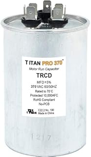 TRCD455 - OEM Upgraded Replacement for Titan Pro Motor Run Capacitor 45+5 MFD uF 370 Volt Round