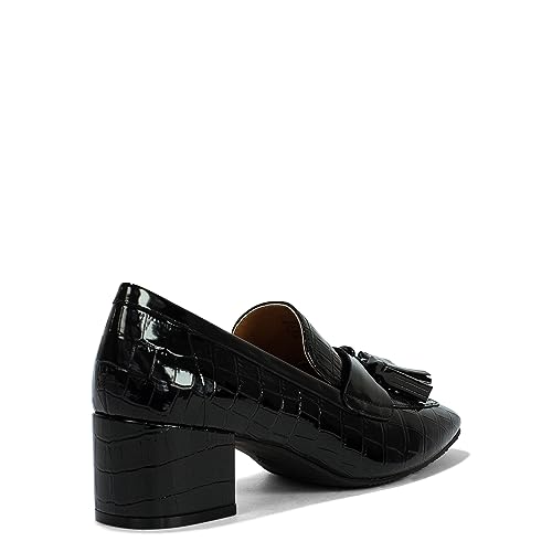 Image of Donald Pliner Women's Kressida Dress Loafers, 2 inch Block Heels for Women, Slip-On Heels for Women