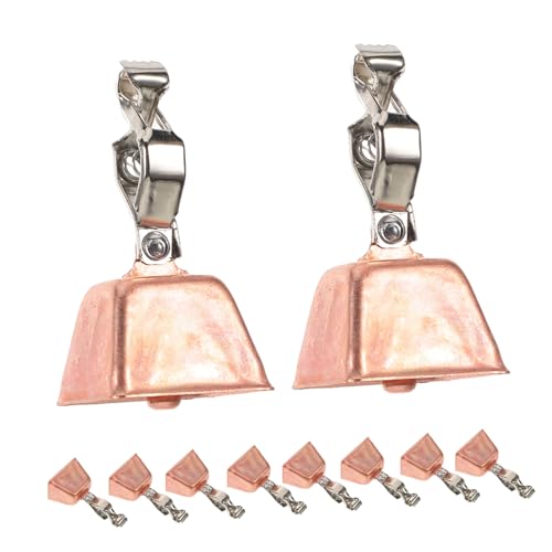 10pcs Fishing Bells Durable Rod Clip Alarms for Enhanced Angling Experience Sharp Loud Sound for Effortless Fish Monitoring Fishing Accessories