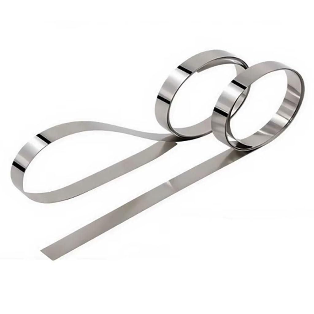301 Edelstahlband 0,25 mm x 1000 | Hochelastischer Folienstreifen for Federn und Bastelarbeiten(0.25x300x1000mm)