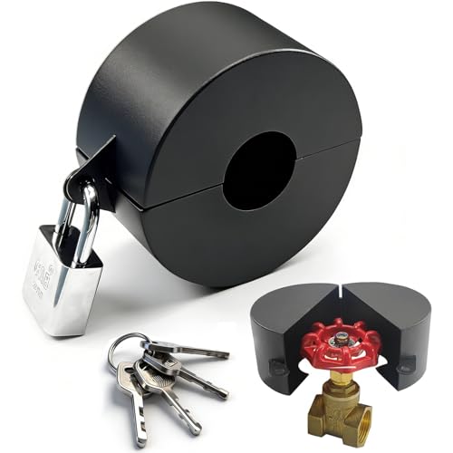 Young Dance Metal Gate Valve Locking Device with Lock - Gas Valve Locks, Water Spigot Lock, for