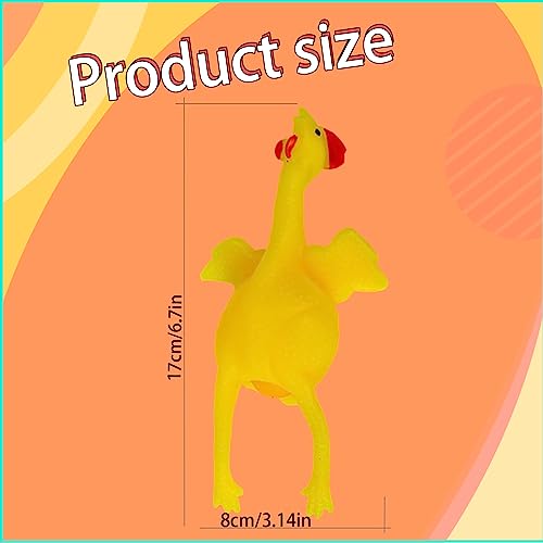 16cm Funny Squishy Toys Chicken and Eggs Stress Relieve - Image 6