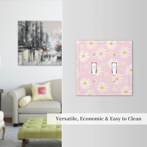Prise électrique décorative et double interrupteur rose pour chambre rose - 8