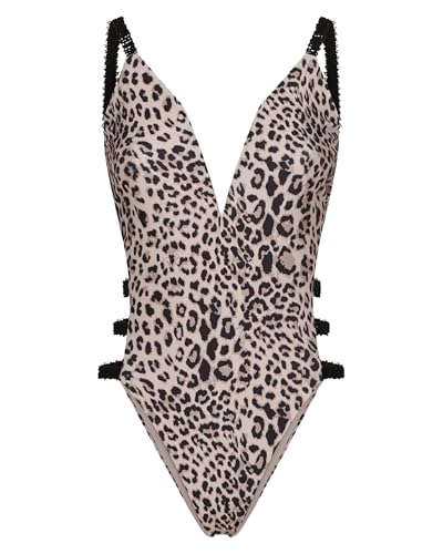 Monokini Me Fui MF23-0513 Fantaisie Scrub maillot de bain marbre noir pour femme