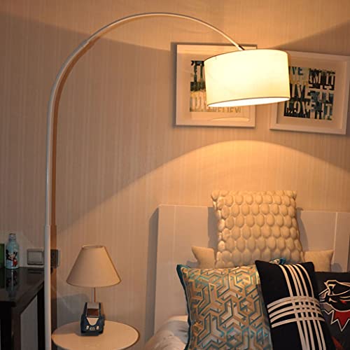 Lámpara de pie para sala de estar con brazo ajustable y elegante base de mármol 2