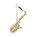 Broadway Gifts Gold Saxophone Christmas Tree Ornament Decoration 4.5 inches