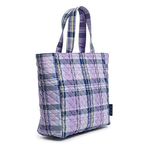 Vera Bradley 37208-15849 Women'S Cotton Lunch Tote Lunch Box, Amethyst Plaid thumb #1