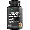 Coconut Activated Charcoal Capsules, 180 Charcoal Pills, Detox, Teeth Whitening, Reduce Constipation and Bloating…