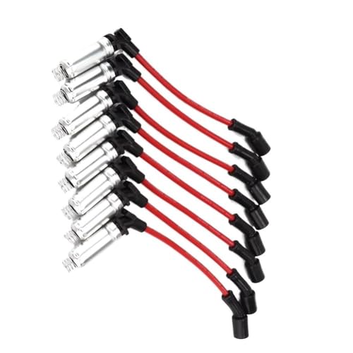 Juego de cables de bujía de alta conductividad para Yukon 2010