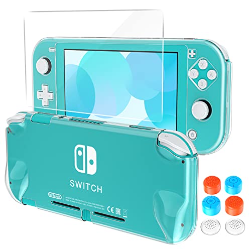 HEYSTOP Hülle Kompatibel mit Nintendo Switch Lite, PC Transparent Schutzhülle Kompatibel mit Nintendo Switch Lite