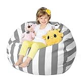 TIDY est le nouveau style : avec ces poufs de rangement extra larges, vous pouvez ranger jusqu'à 90 jouets en peluche ; c'est une collection infernale et nous doutons que vous en ayez tellement. Mais si vous le faites, vous pouvez toujours en acheter 2 chez nous. (Animaux non inclus)