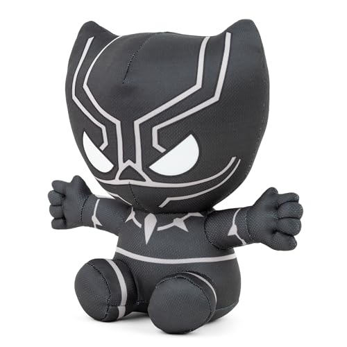 Image of Mirada Marvel Black Panther Soft Plush Toy - 23cm | Official Licensed Superhero Stuffed for Kids, Boys & Girls | Super Soft Cuddly Character Toy for Fans | Ideal for Birthday Gifts /Christmas /Diwali