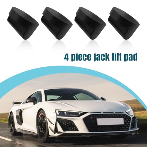 Image of 4pcs Rubber Jack Pad Support Adapter Point Trolly Jacking Pucks Trolly Car Removal Repair Tool for Audi TT RS R8 A6