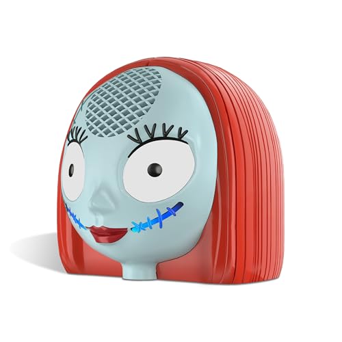 Echo Dot Bundle: Includes Echo Dot (5th Gen, newest model) | Glacier White and Limited Edition, Disney Tim Burton’s The Nightmare Before Christmas Sally Stand - image 5