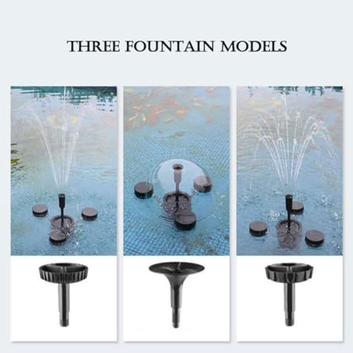 Automatyczny skimmer basenowy, pływający środek czyszczący do powierzchni z 3 trybami fontanny, zwiększa przejrzystość wody w basenach, stawach i ogrodach