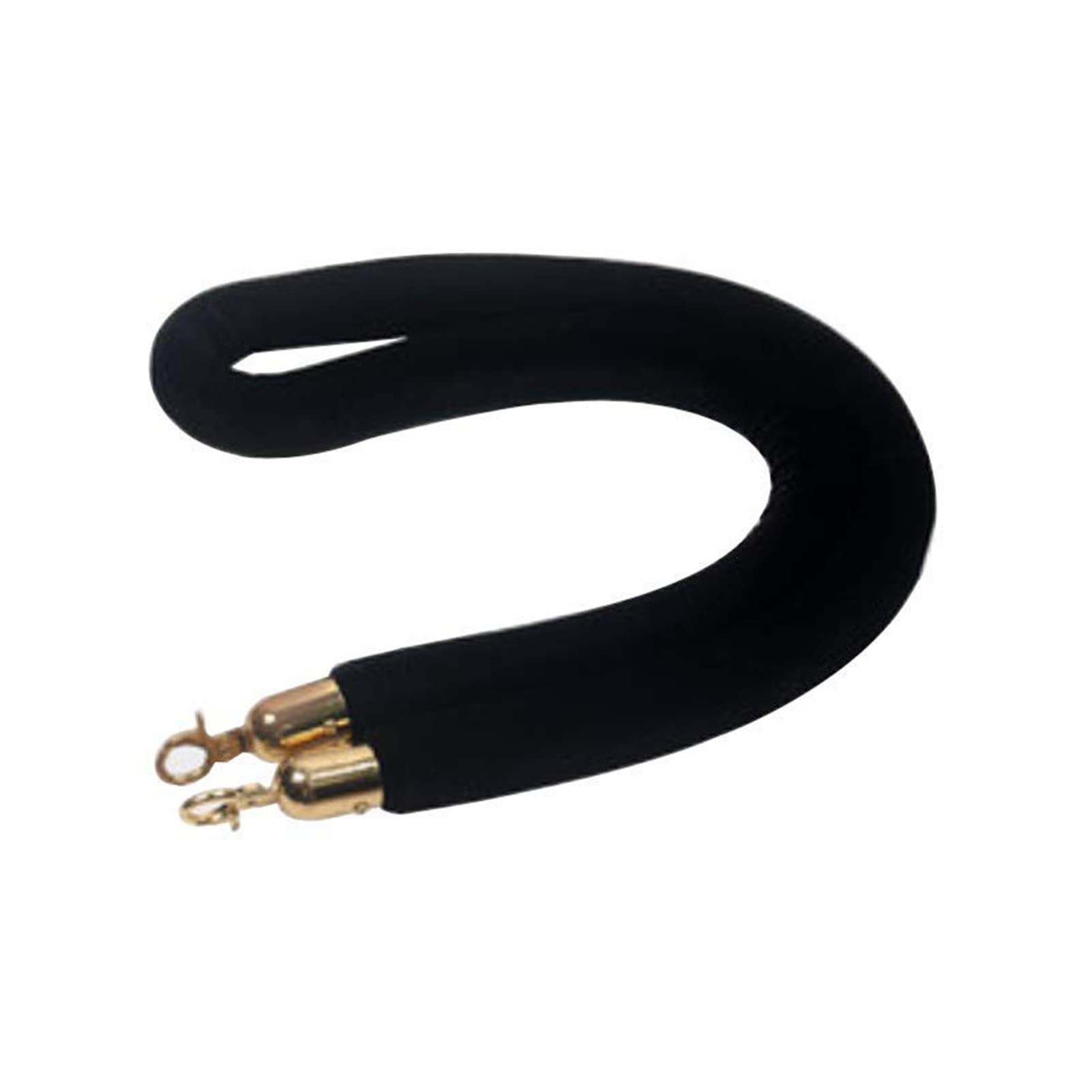 ERRULAN Rood fluwelen touw barrière, 2 pack crowd control touw met gouden haken, stalkoord voor verjaardagspartij/picknick/hotels, hoge dichtheid schuimkern (maat: 160cm/5.2ft