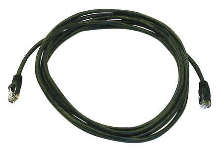 Cable Ethernet Cat 5e Negro 10 ft miniatura 1