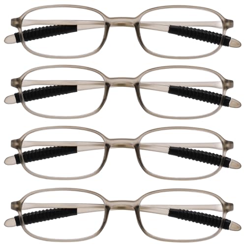 Image of 4 Packs Lightweight Reading Glasses for Women Men Blue Light Blocking Readers 1.0 1.5 2.0 2.5 3.0 4.0