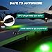 Goldlife 400W LED Green Underwater Fishing Light, 12Inch 100ft Cable丨110V GFCI Safety Plug丨IP69K Submersible Attractants Light丨for Docks/Boats/Kayaks丨for Fresh & Salt Water Fishing