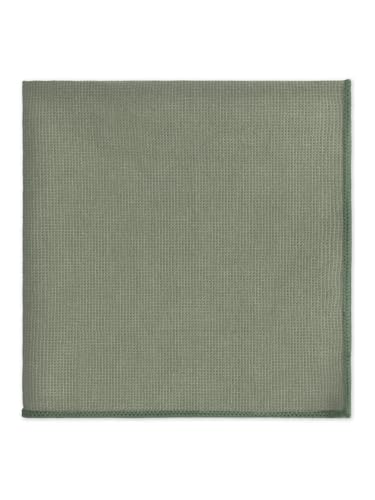 Image of Luckyvestir Pocket Squares for Men Solid Color Cotton Pocket Square Mens Handkerchief for Dinner Church Wedding