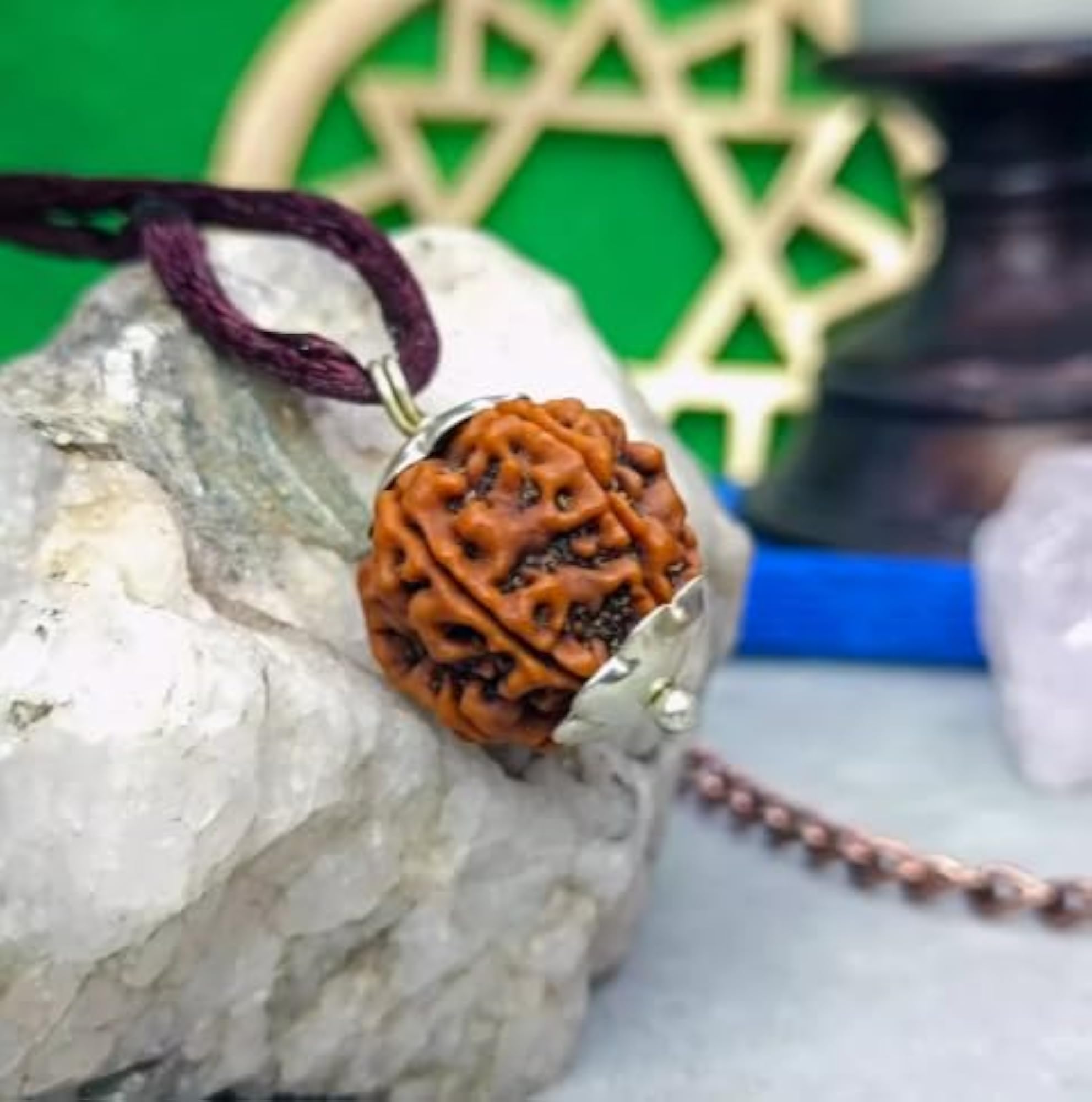 Five Mukhi Rudraksha Prayer Bead, Original Certified