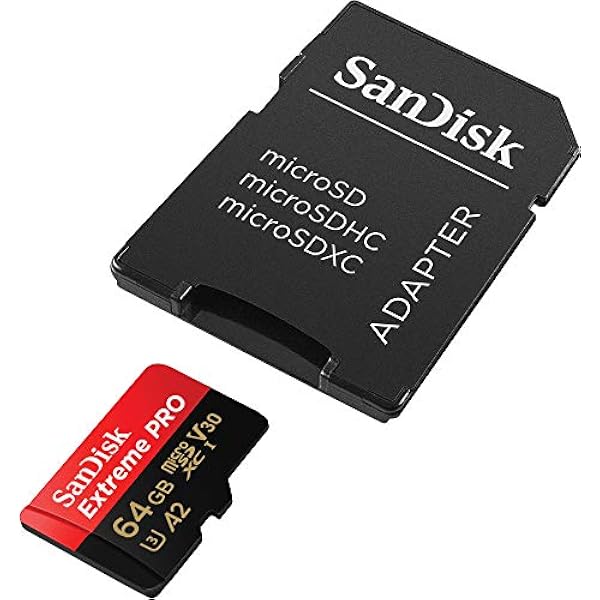 Sandisk Extreme Pro SDSQXCU-064G-GN6MA Micro Sd Card черный 64 ГБ
