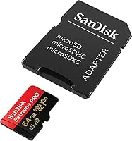 SanDisk 64 GB Extreme PRO microSDXC-Karte + SD-Adapter + RescuePRO Deluxe, bis zu 200 MB/s, mit A2 App Performance, UHS-I, Class 10, U3, V30 – Ansicht 4