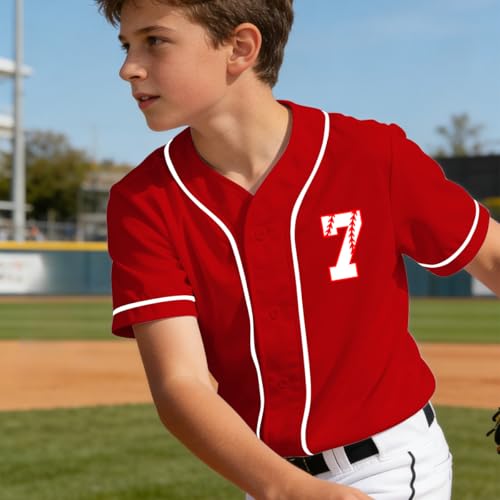 Image of Yuji Itadori Kids Baseball Birthday Shirt 7th 8th 9th 10th Year Old Toddler Boys Girls Shirts Birthday Clothes