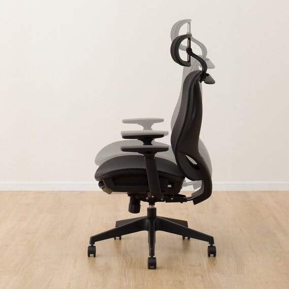 Office chair reclining motion