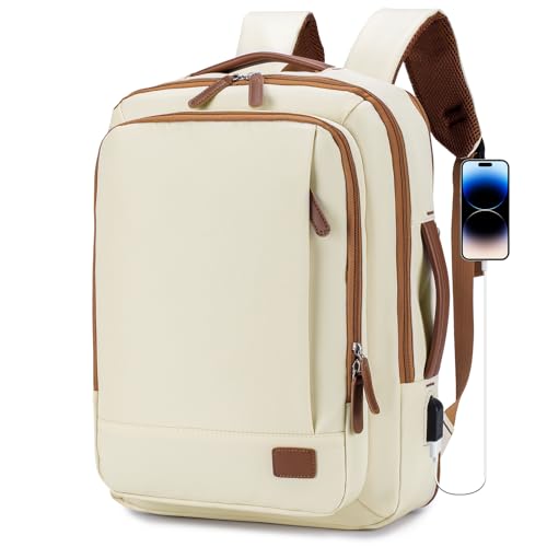 YOODI 40x30x15 British Airways Mochila Viaje Cabina Avion Expandible 5cm 40x30x20 Wizzair Vueling Impermeable Mochilas Ordenador Portatil 15,6 Pulgadas con Puerto de Carga USB para Hombre, Mujer