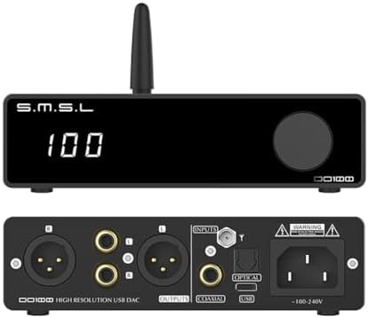 SMSL DO100 DAC Bilanciato USB Con 2x ES9038Q2M, XMOS, Bluetooth LDAC, Ingressi USB/OTG/Coax/OPT E Uscite RCA/XLR
