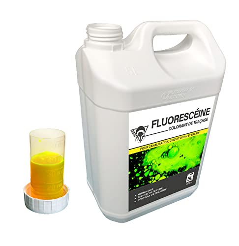 Traceur fluorescéine ultra concentré Méduze 5L avec son bouchon doseur