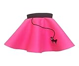 Hip Hop 50s Shop Baby and Toddler Poodle Skirt (Hot Pink, Baby)