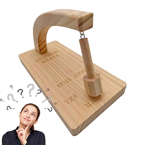 Bubei Creativo Tomador De Decisiones Magnético, Fabricante De Madera Columpio Péndulo Escritorio Juego De Mesa Juguete, Wobbler, Elija Trastornos De Dificultad