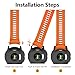 OVERSTEP Watch Bands Compatible with Instinct 3 Amoled/Solar 50mm 26mm Soft Siliocne Strap for Garmin Instinct 3 Smartwatches, Orange