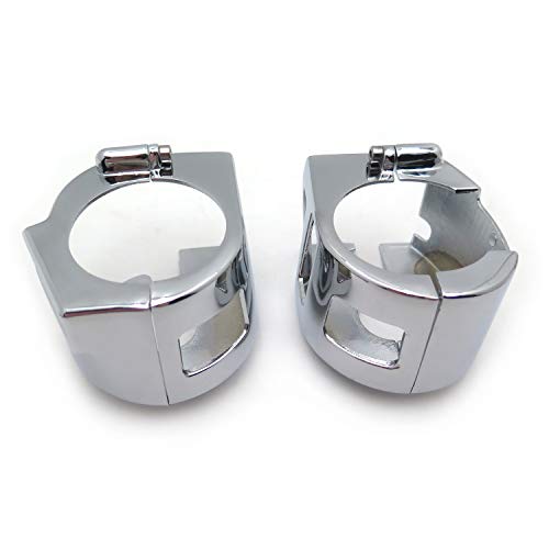 SMT-Chrome Switch Housing Cover Compatible With 2006-2012 Kawasaki Vulcan 900 2004-2012 Kawasaki Vulcan 2000 1999-2007 Road Star [B01MAYW6ZO] by SMT-MOTO - Used condition - Image 2
