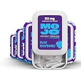 MOJO Energy Pouches Blue Raspberry Flavor, 50 mg per Caffeine Pouch, 15 Pouches, 5-Pack