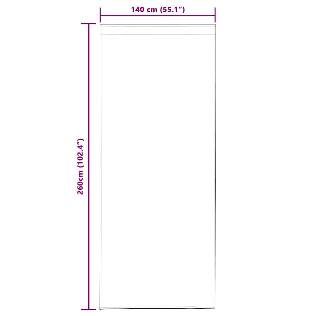 Juego de 2 cortinas opacas negras, 140 x 260 cm, cortinas de terciopelo opacas para dormitorio y salón, cortinas modernas con trabillas y ganchos para interiores