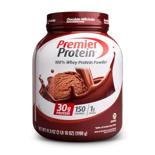 Premier Protein Powder, Chocolate Milkshake, 30g Protein, 1g Sugar, No So...