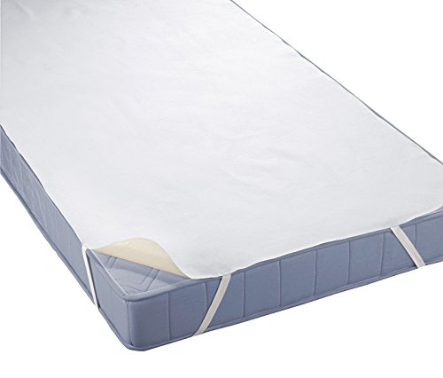4 myBaby técnica Especiales Protector de colchón Impermeable Protector Impermeable Colchón Alfombrilla de Rizo 60 x 120 cm hasta 220 x 200 cm - 12 tamaños, 70 x 160 Cover