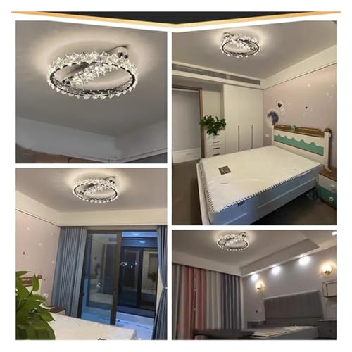 Concepteur plafond de luxe crystal avec eclairage moderne et chic tone a ton - 2