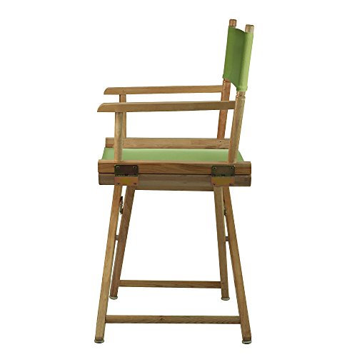 Casual Home 200-00/021-72 Director Chair 18" - Classic Height Natural Frame/Lime Green Canvas #TOP2