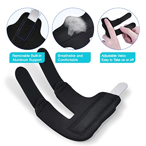 Snapklik.com : Finger Splints, 6pcs Finger Support Brace Finger ...